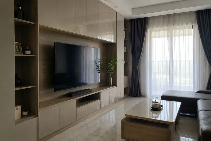 Nội thất sau khi bàn giao được thực hiện bảo hành theo chính sách của đơn vị thi công.