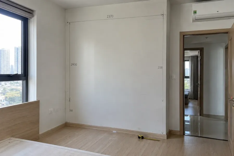 Khảo sát vị trí lắp đặt giúp đối chiếu bản vẽ với điều kiện thực tế trước khi sản xuất.