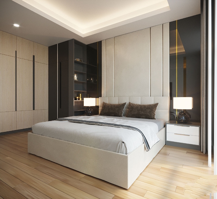 Giường Ngủ Gỗ Công Nghiệp Hiện Đại HCM