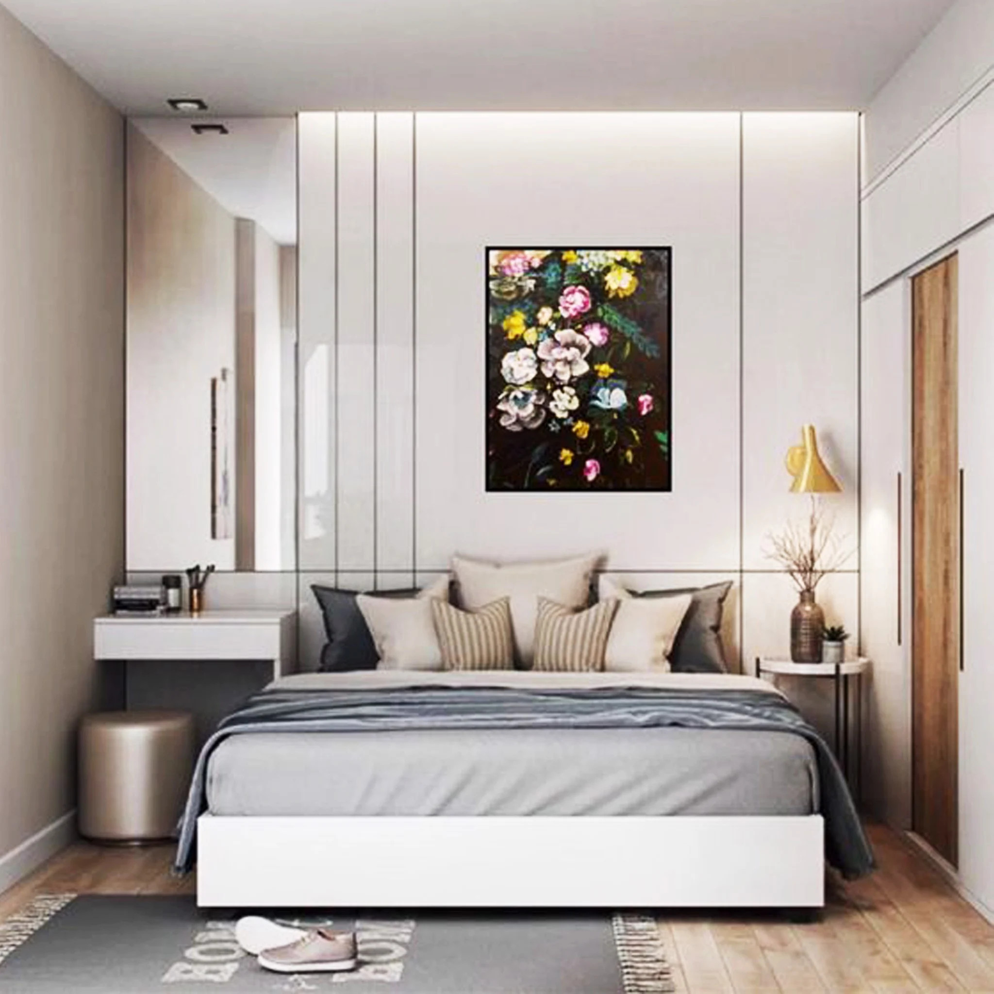 Thi Công Giường Ngủ Gỗ Công Nghiệp HCM