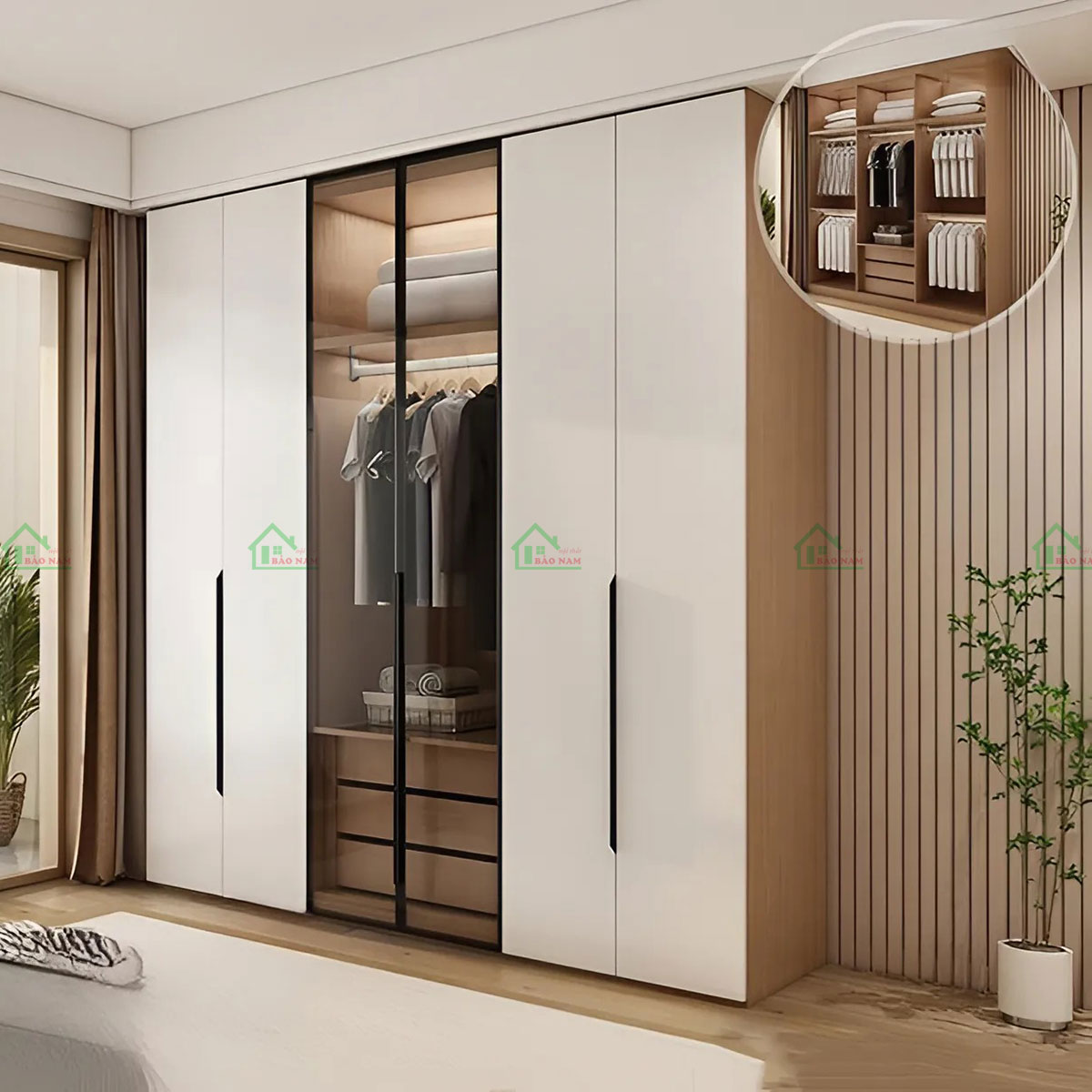Tủ Đựng Quần Áo Gỗ