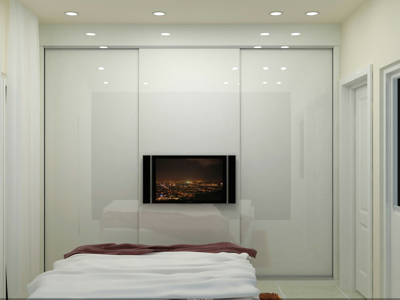 Tủ Quần Áo Gỗ Acrylic An Cường BN-TA035