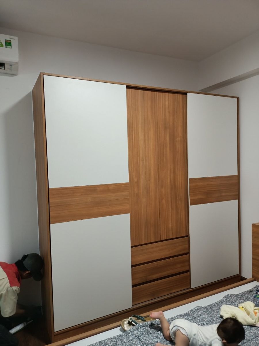 Tủ Quần Áo Gỗ Công Nghiệp Tại HCM