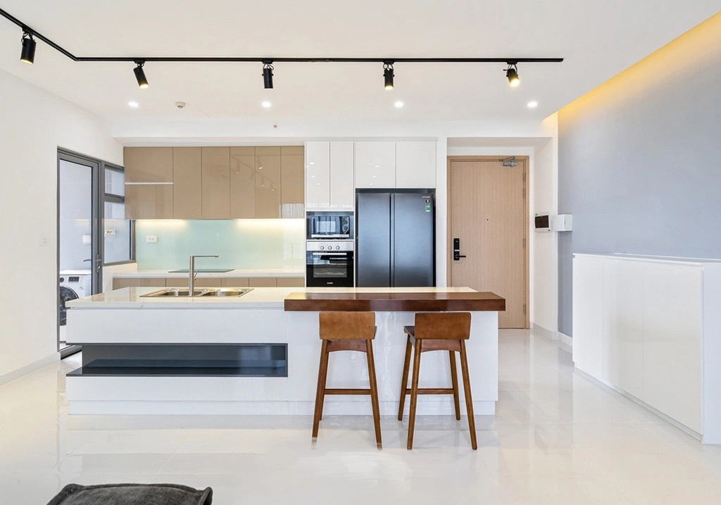 Tủ Bếp Gỗ Rẻ Đẹp Tại HCM - Đóng Tủ Bếp Theo Yêu Cầu