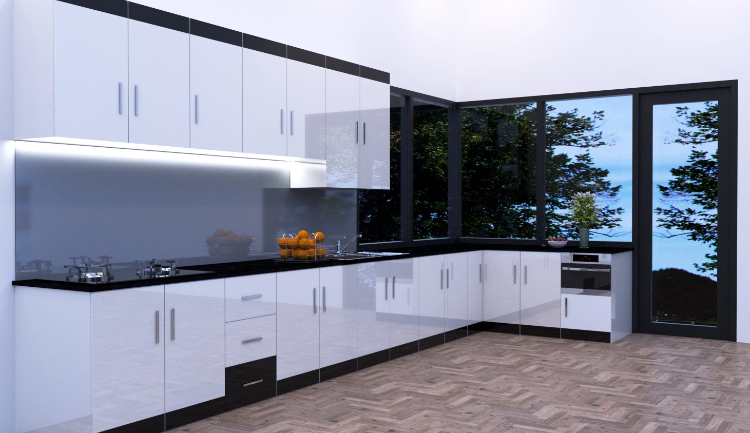 Tủ Bếp Gỗ Rẻ Đẹp HCM