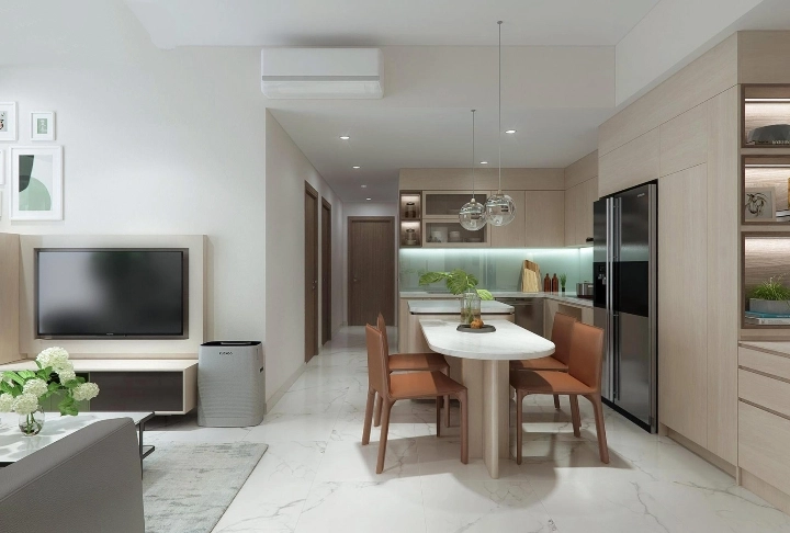 Tủ Bếp Công Nghiệp Hiện Đại HCM - Thi Công Tủ Bếp 