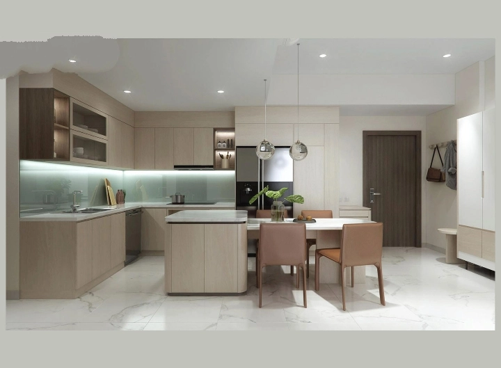 Tủ Bếp Công Nghiệp Hiện Đại HCM - Thi Công Tủ Bếp 