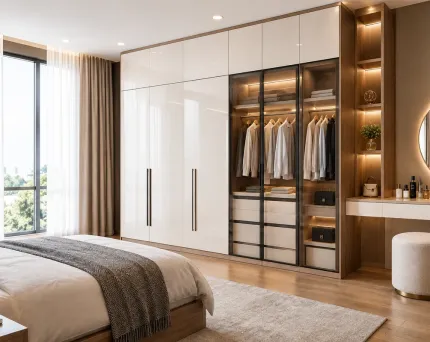 Báo Giá Tủ Áo Acrylic An Cường – Mẫu Tủ Quần Áo Theo Yêu Cầu