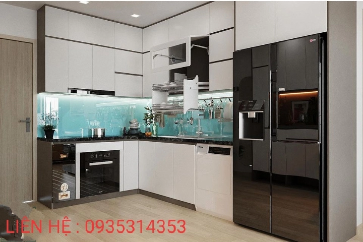 Tủ Bếp Gỗ Rẻ Hiện Đại HCM - Tủ Bếp Đẹp HCM