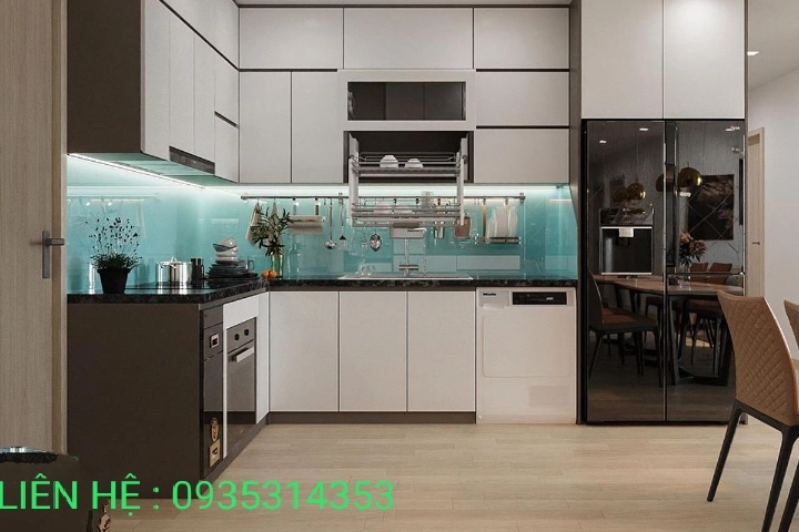 Tủ Bếp Gỗ Rẻ Hiện Đại HCM - Tủ Bếp Đẹp HCM