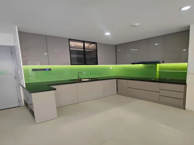 Thi Công Tủ Bếp Gỗ Công Nghiệp Hiện Đại                            