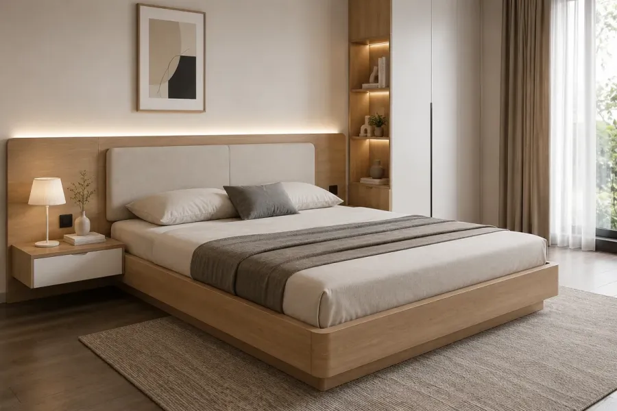 Giường Gỗ MDF An Cường BN-GN071