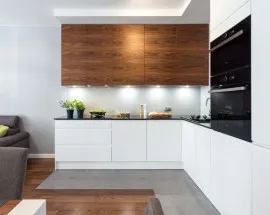 Tủ Bếp Melamine Màu Trắng Giá Rẻ