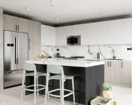 Tủ bếp gỗ MDF Phủ Melamine TP.HCM