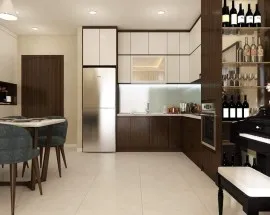 Tủ Bếp Gỗ Công Nghiệp Đẹp Hiện Đại Tp.Hcm