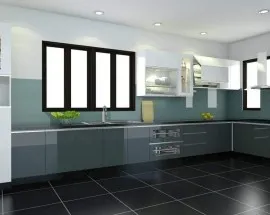 Tủ Bếp Gỗ Rẻ Đẹp Hiện Đại HCM