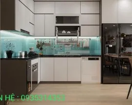 Tủ Bếp Gỗ Rẻ Hiện Đại HCM