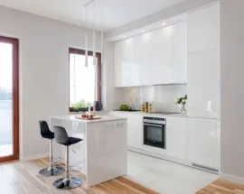 Tủ Bếp Acrylic Màu Trắng Giá Rẻ