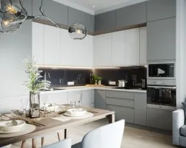 Thi Công Tủ Bếp Gỗ Hiện Đại