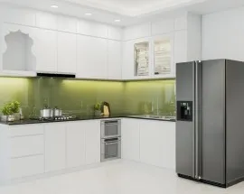 Tủ Bếp Acrylic Màu Trắng Đẹp Giá Rẻ