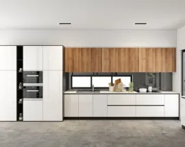 Tủ Bếp Gỗ Công Nghiệp Chống Ẩm Melamine An Cường