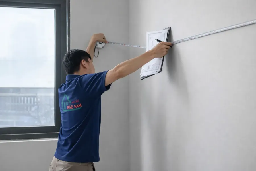 Khảo sát và đo đạc hiện trạng trước khi sản xuất nội thất
