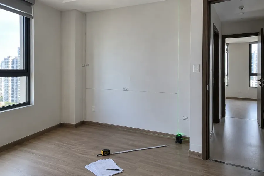 Khảo sát thực tế giúp xác định vị trí, kích thước và điều kiện lắp đặt trước khi sản xuất.