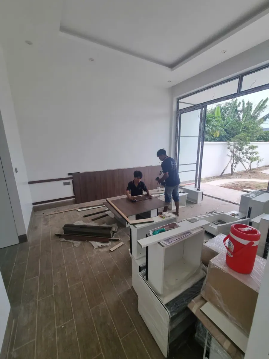 Quy trình căn hộ 2PN cần bám sát hiện trạng, công năng từng phòng và phạm vi hạng mục đã thống nhất.