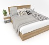 Giường Ngủ Gỗ Veneer Sồi