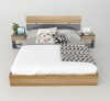 Giường Ngủ Gỗ Veneer Xoan Đào