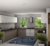 Tủ Bếp Gỗ Dáng Chữ U