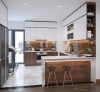 Thi Công Tủ Bếp Gỗ Hiện Đại