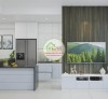 Tủ Bếp Acrylic Chữ I