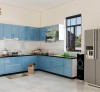 Tủ Bếp Acrylic Chữ L Hiện Đại