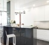 Tủ Bếp Acrylic Màu Trắng