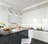 Tủ Bếp Acrylic Màu Trắng