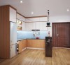 Tủ Bếp Acrylic Vân Gỗ