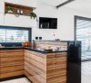 Tủ Bếp Acrylic Vân Gỗ Đẹp