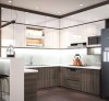 TỦ BẾP LAMINATE DÁNG CHỮ U CÓ QUẦY BAR