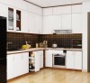 Tủ Bếp Gỗ Acrylic Bóng Gương Đẹp