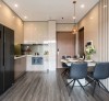 Tủ Bếp Gỗ Acrylic Hiện Đại Tp.Hcm