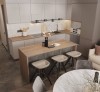 Tủ Bếp Gỗ MDF Đẹp Hcm