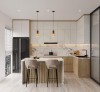 Tủ Bếp Gỗ MDF Đẹp Tp.Hcm