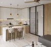 Tủ Bếp Gỗ MDF Đẹp Tp.Hcm