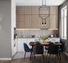 Tủ Bếp Gỗ MDF Melamine An Cường
