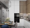 Tủ Bếp Gỗ MDF Melamine An Cường