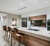 Tủ Bếp Laminate Kết Hợp Acrylic
