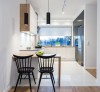 Tủ Bếp MDF Màu Trắng