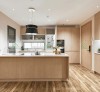TỦ BẾP GỖ VENEER HIỆN ĐẠI