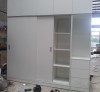 Tủ Quần Áo Gỗ Công Nghiệp Màu Trắng